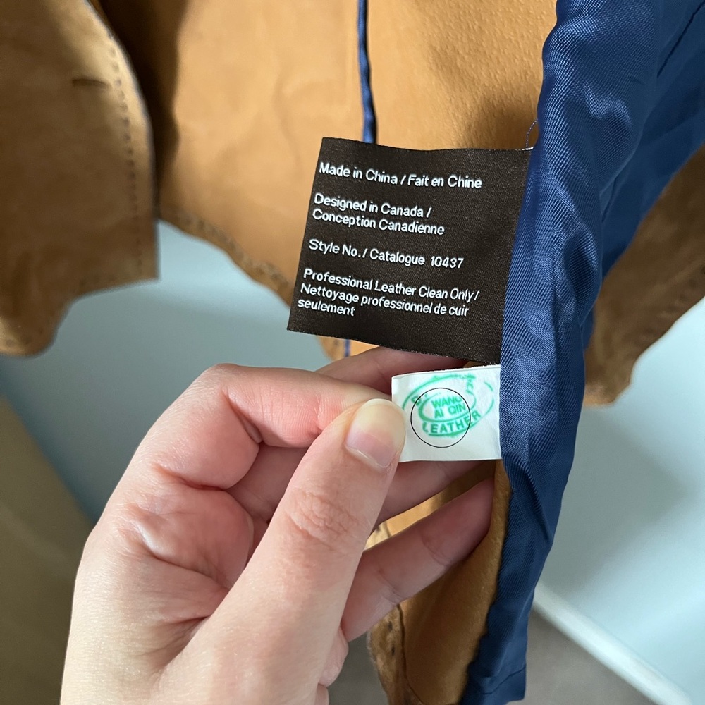 Danier Brown Suede Women's Jacket - Picture 4 of 6